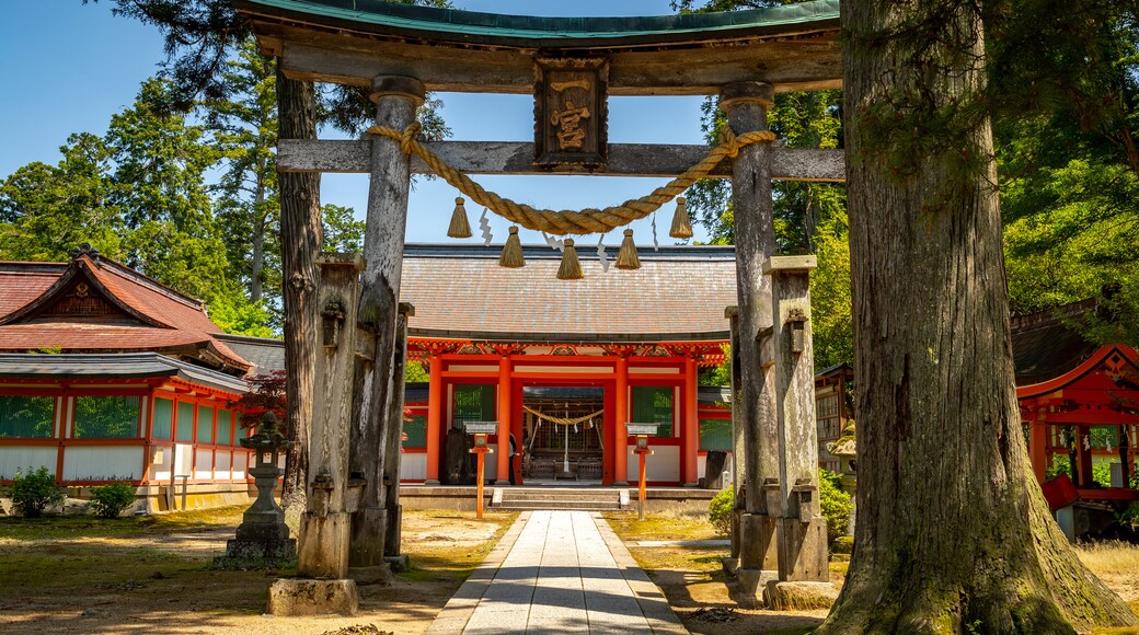 Izushi Shrine showing heritage elements and a temple or place of worship