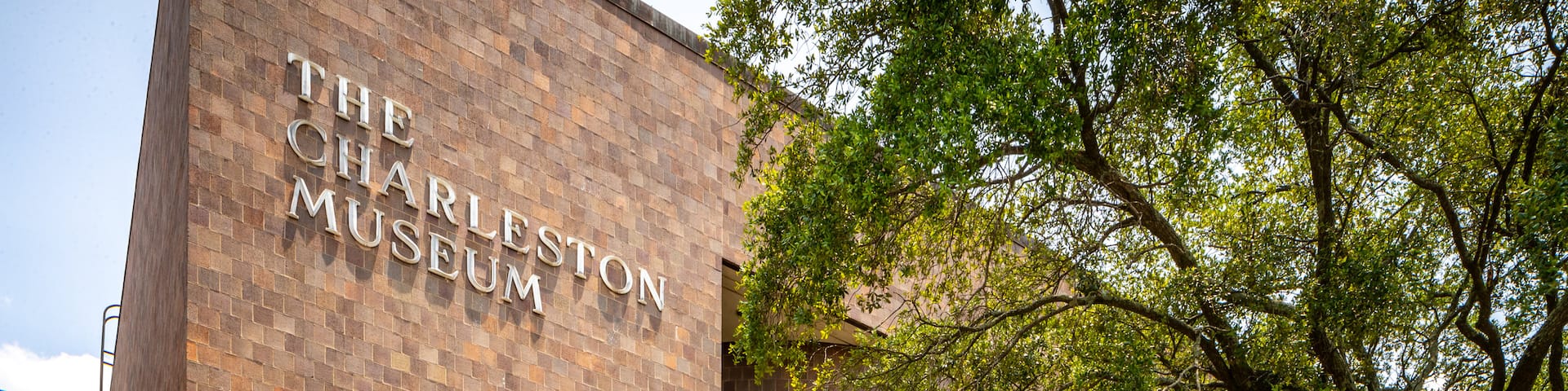 Charleston Museum featuring signage