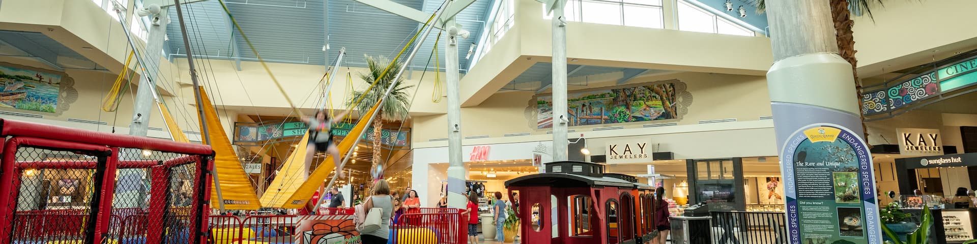 Coastal Grand Mall featuring interior views, shopping and a playground