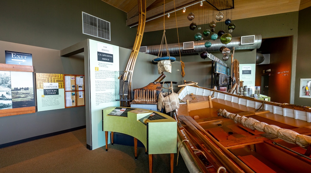 Lewis and Clark Interpretive Center which includes interior views