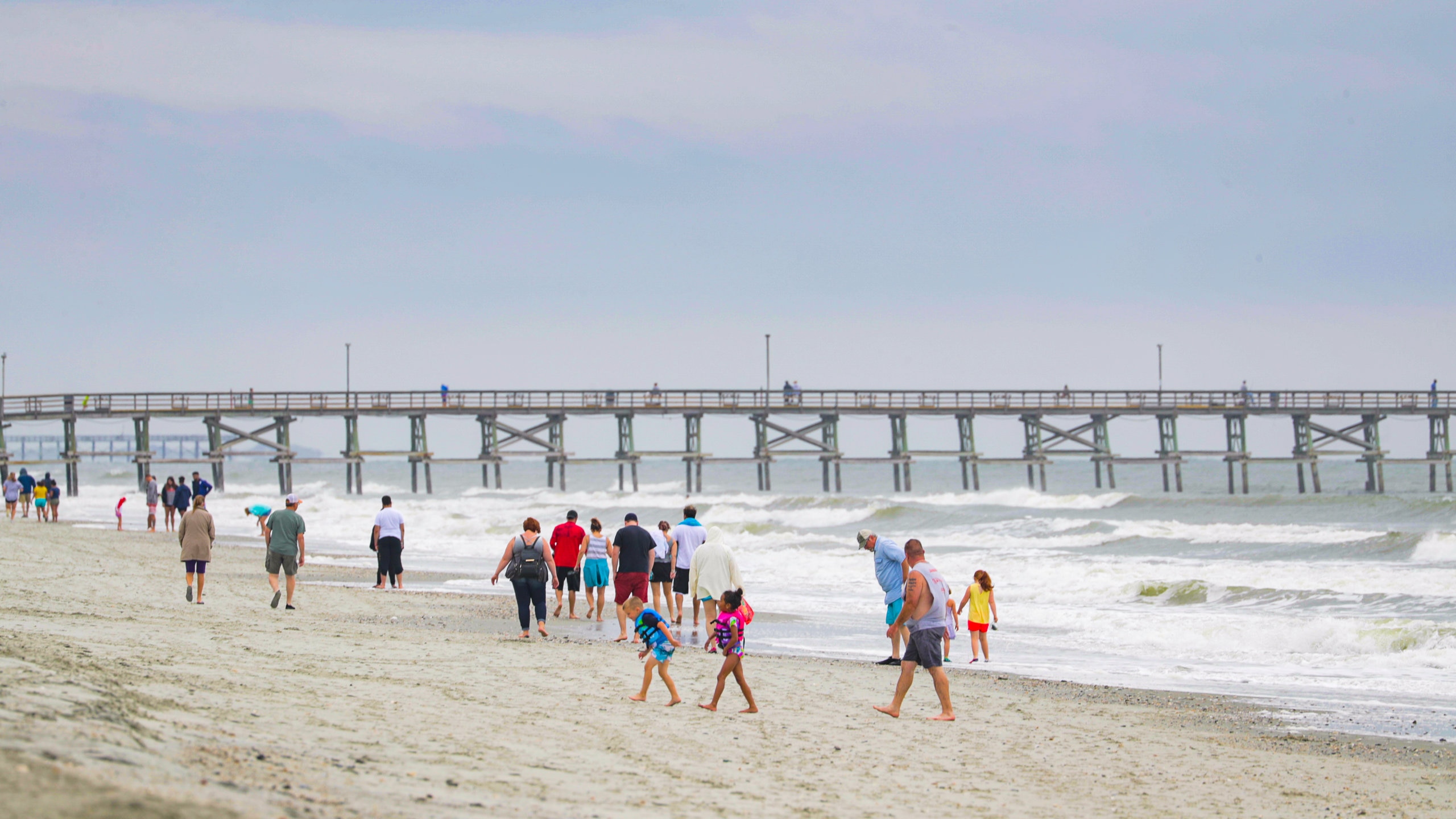 North Myrtle Beach showing a beach and general coastal views