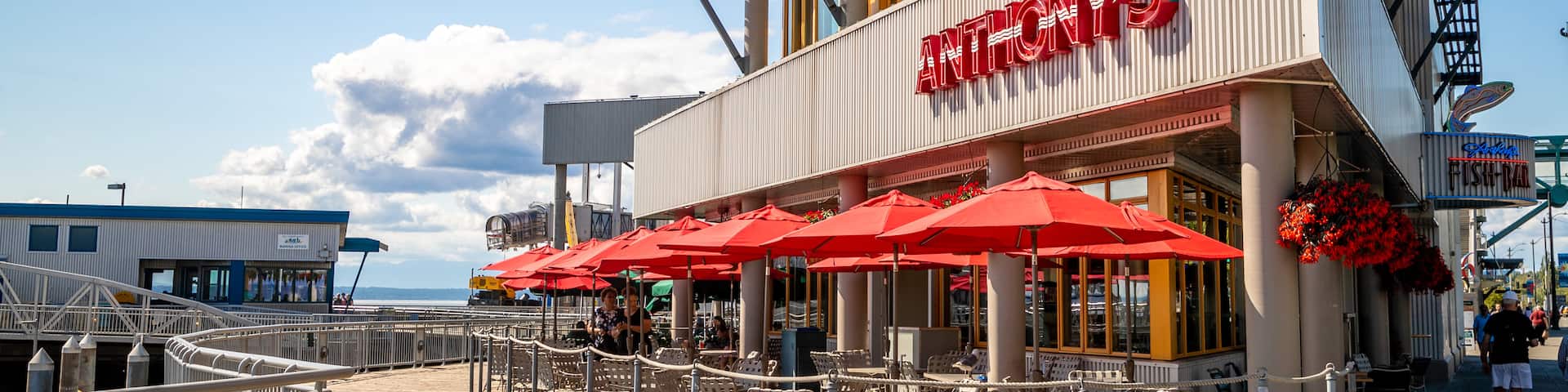 Pier 66 which includes signage