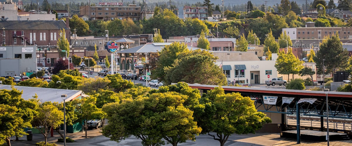 Port Angeles showing landscape views