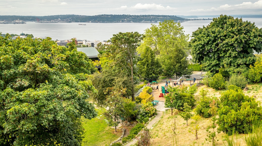 Queen Anne featuring a park, landscape views and a playground