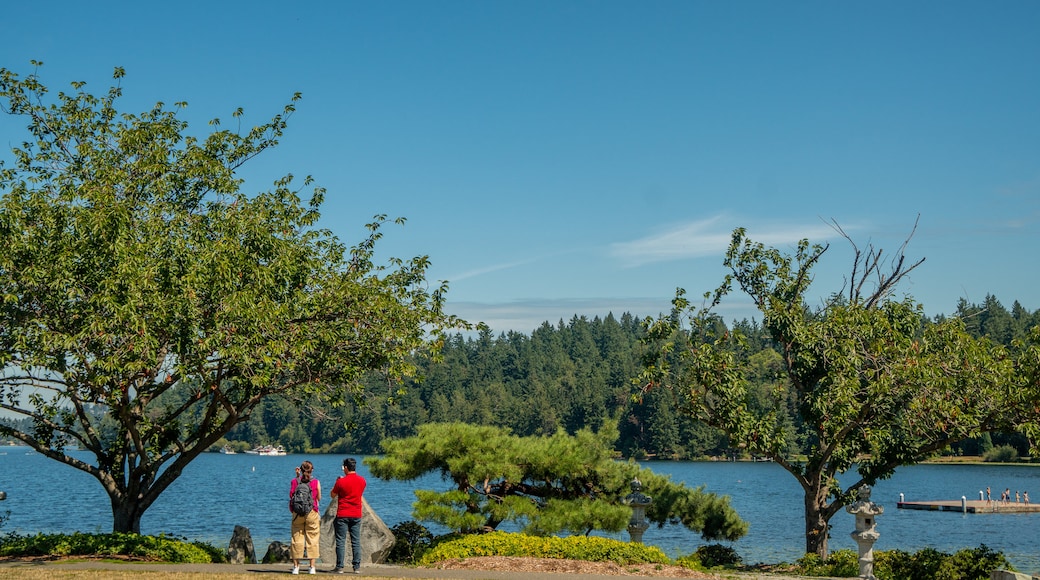 Seward Park which includes a lake or waterhole as well as a couple