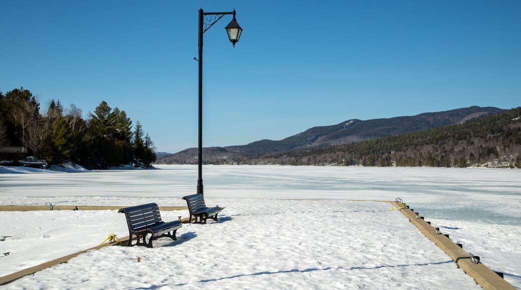 Lake Tremblant featuring a lake or waterhole and snow