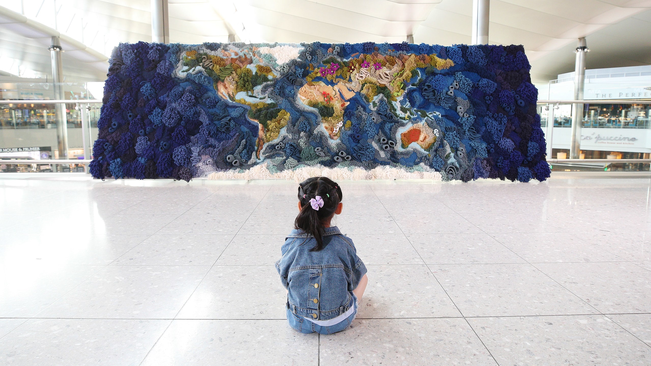 London showing art as well as an individual child