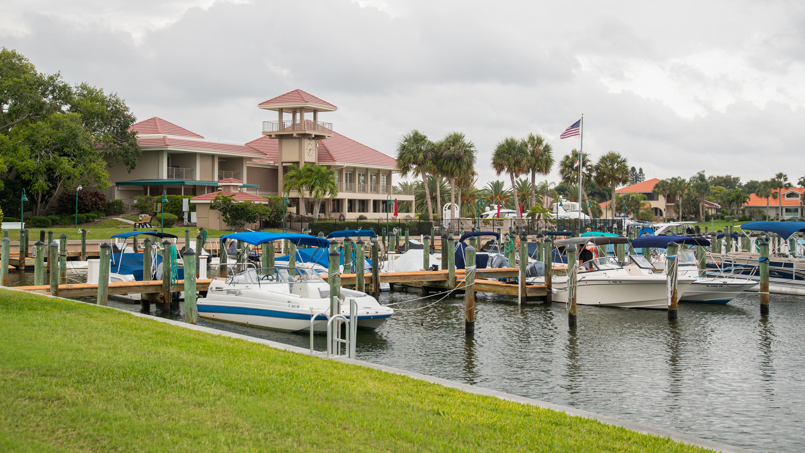 Osprey featuring a bay or harbor