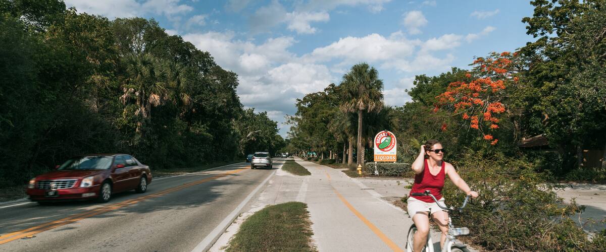 Periwinkle Way featuring cycling as well as an individual femail