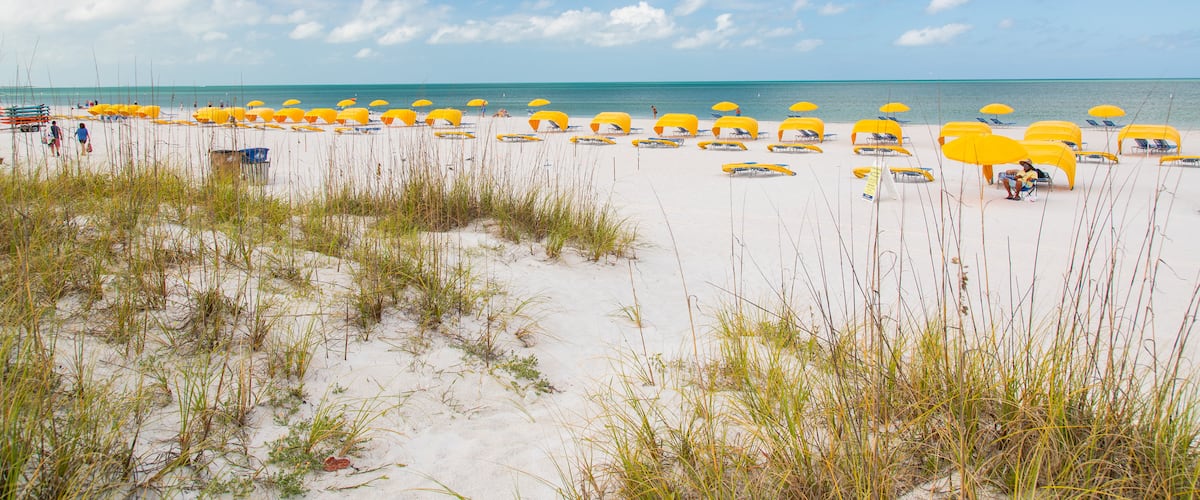 St. Pete Beach featuring a beach and general coastal views