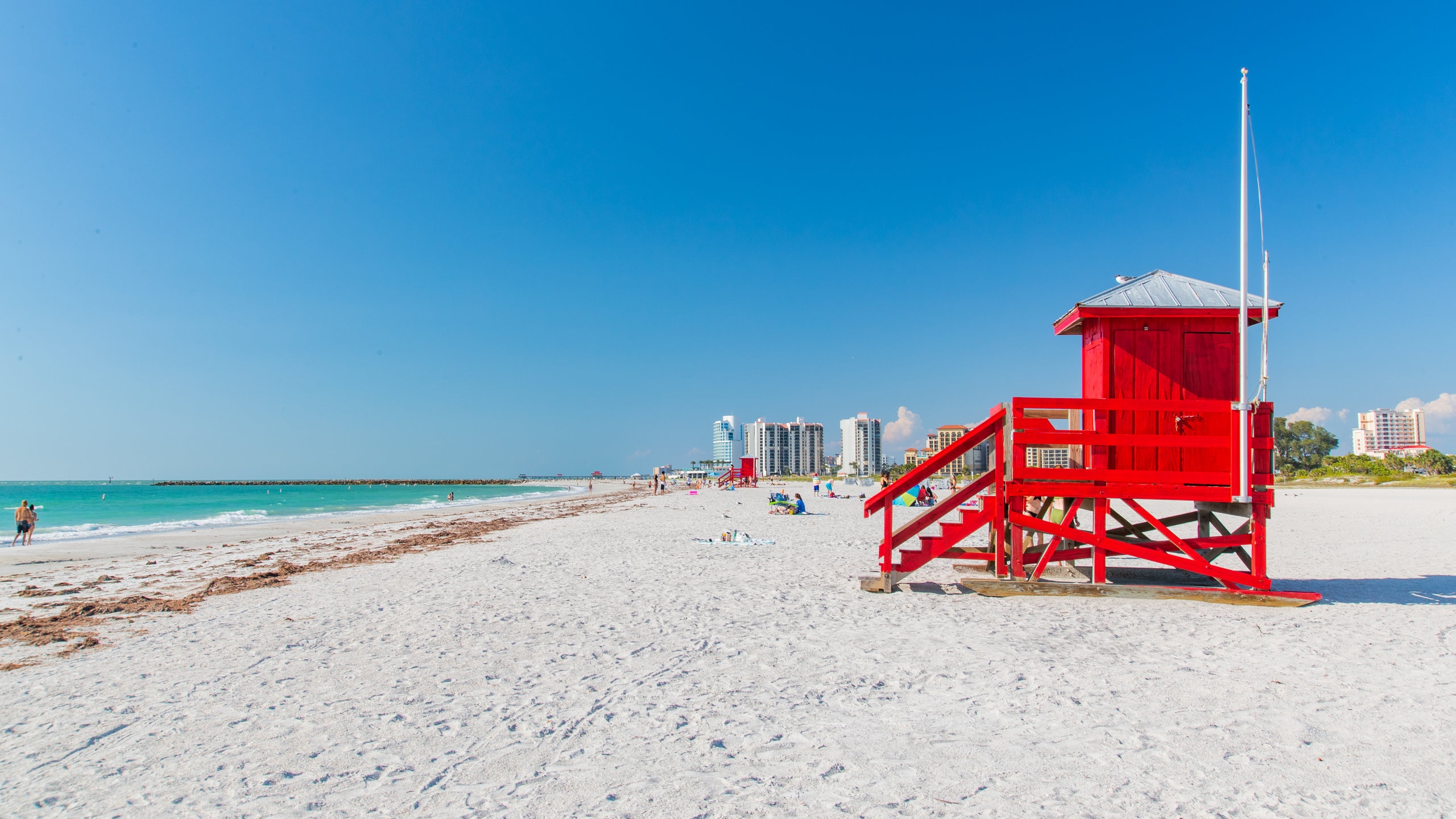 Clearwater Beach which includes a beach and general coastal views