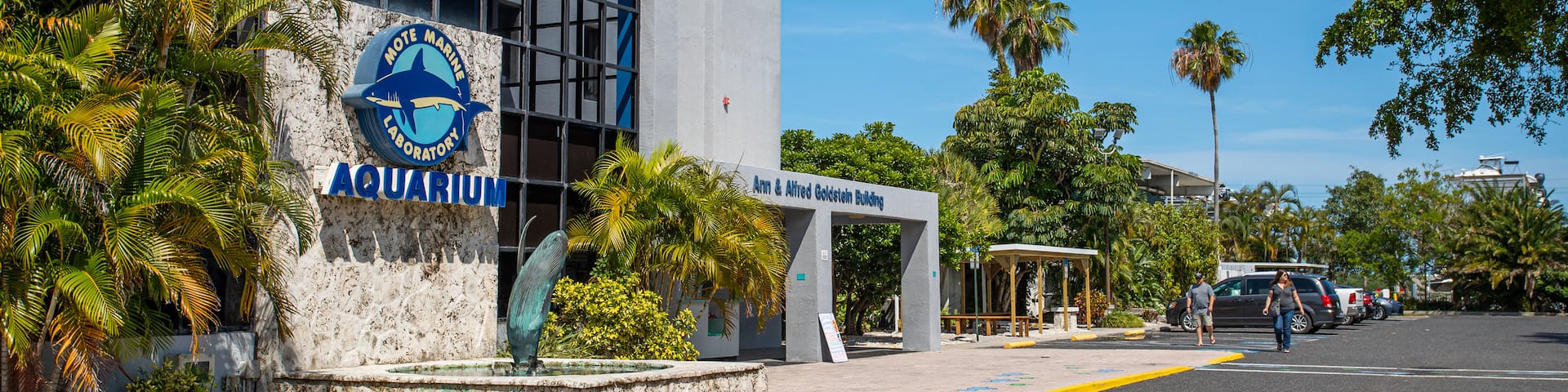 Mote Marine Laboratory & Aquarium featuring signage