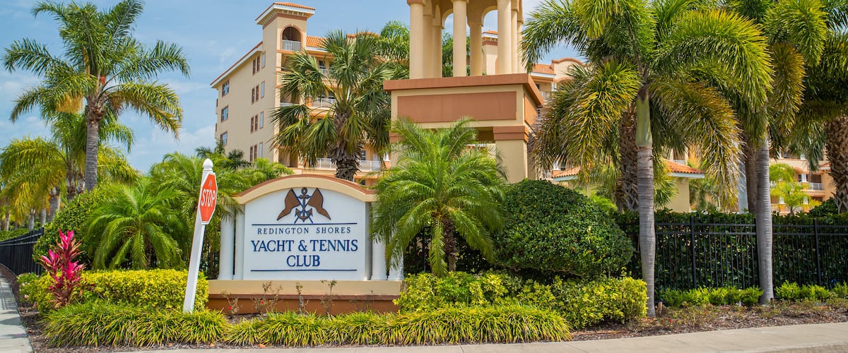 Redington Shores which includes signage