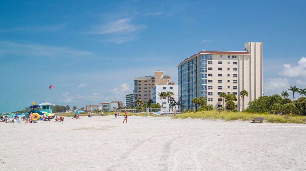 Venice Beach which includes general coastal views, a beach and a coastal town