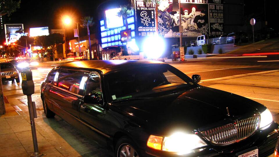 West Hollywood showing night scenes