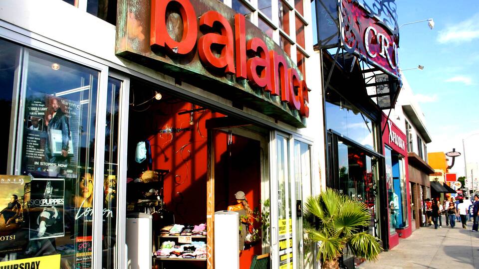 West Hollywood showing signage