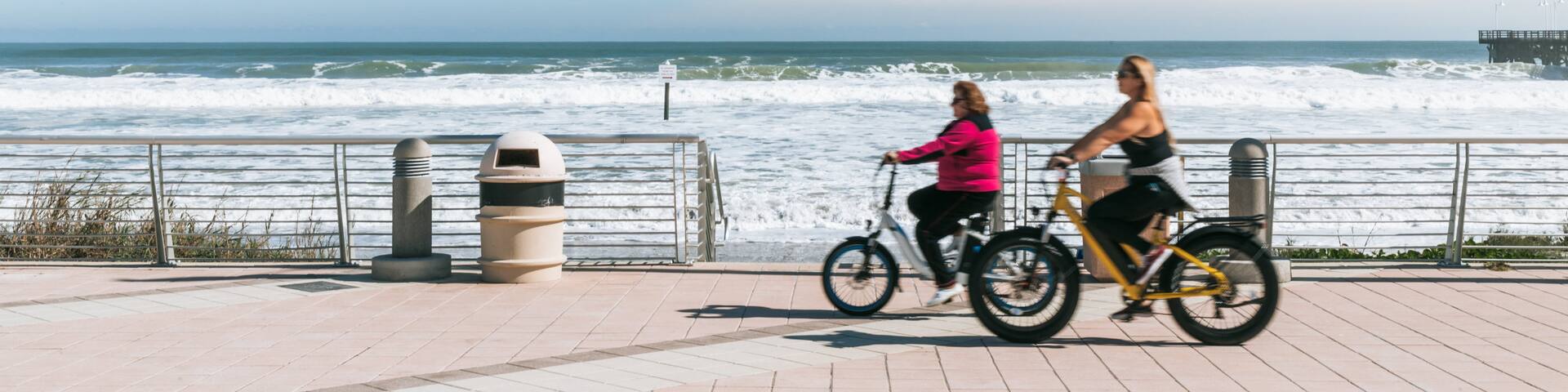 Daytona Beach Boardwalk featuring general coastal views