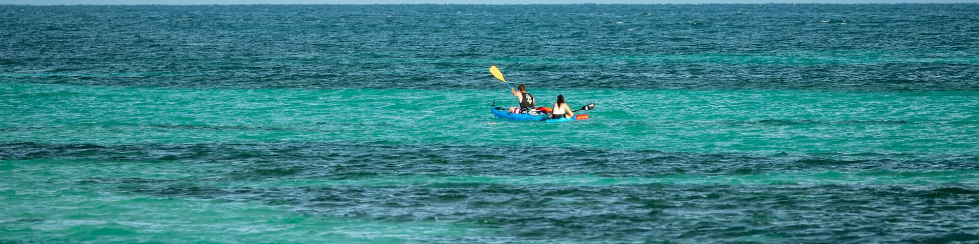 Bahia Honda State Park featuring kayaking or canoeing and general coastal views as well as a couple