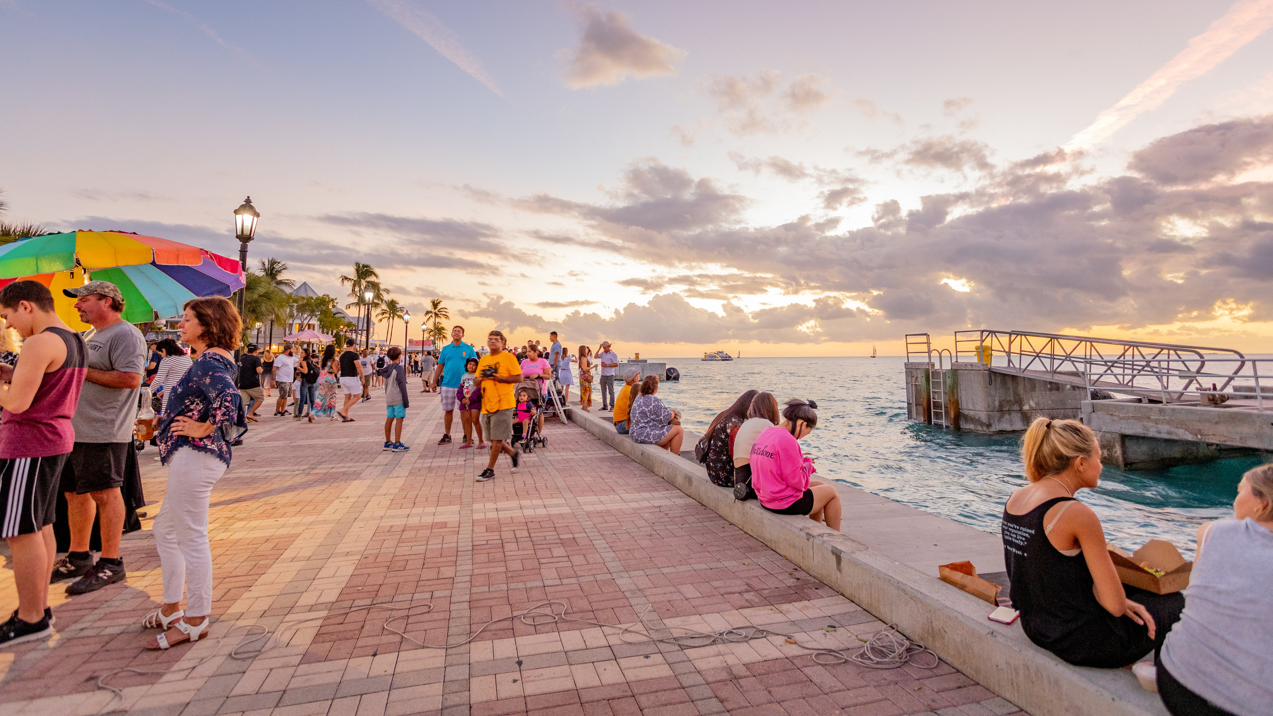 Arrive at this square at day’s end to find street performers, food carts and one of the most beautiful sunsets in the United States.