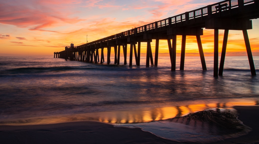 Florida featuring general coastal views and a sunset