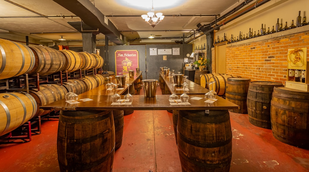 San Sebastian Winery showing interior views