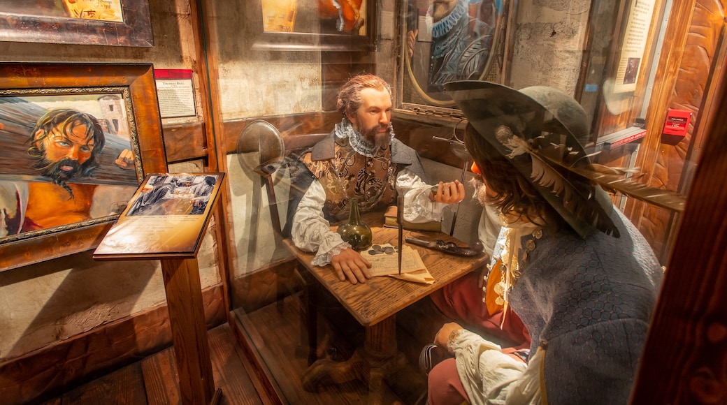 St. Augustine Pirate and Treasure Museum showing interior views