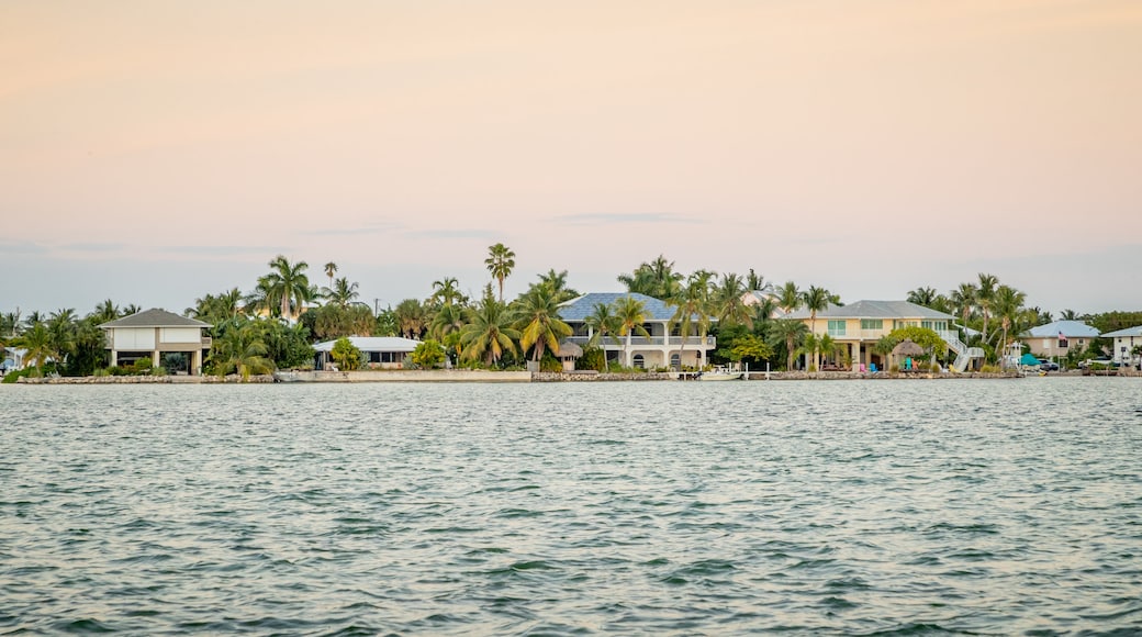 Sugarloaf Shores showing a house, a sunset and a bay or harbor