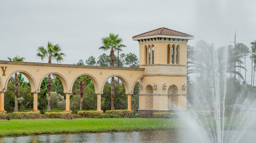 Venetian Bay Golf Club featuring a fountain, heritage elements and a pond