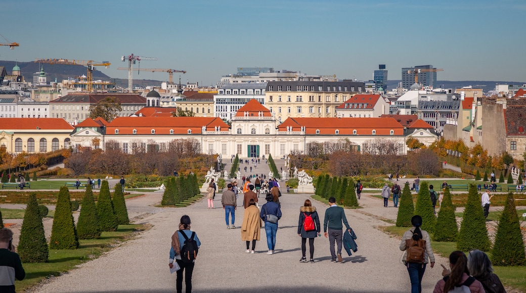 Belvedere which includes landscape views, a garden and heritage architecture