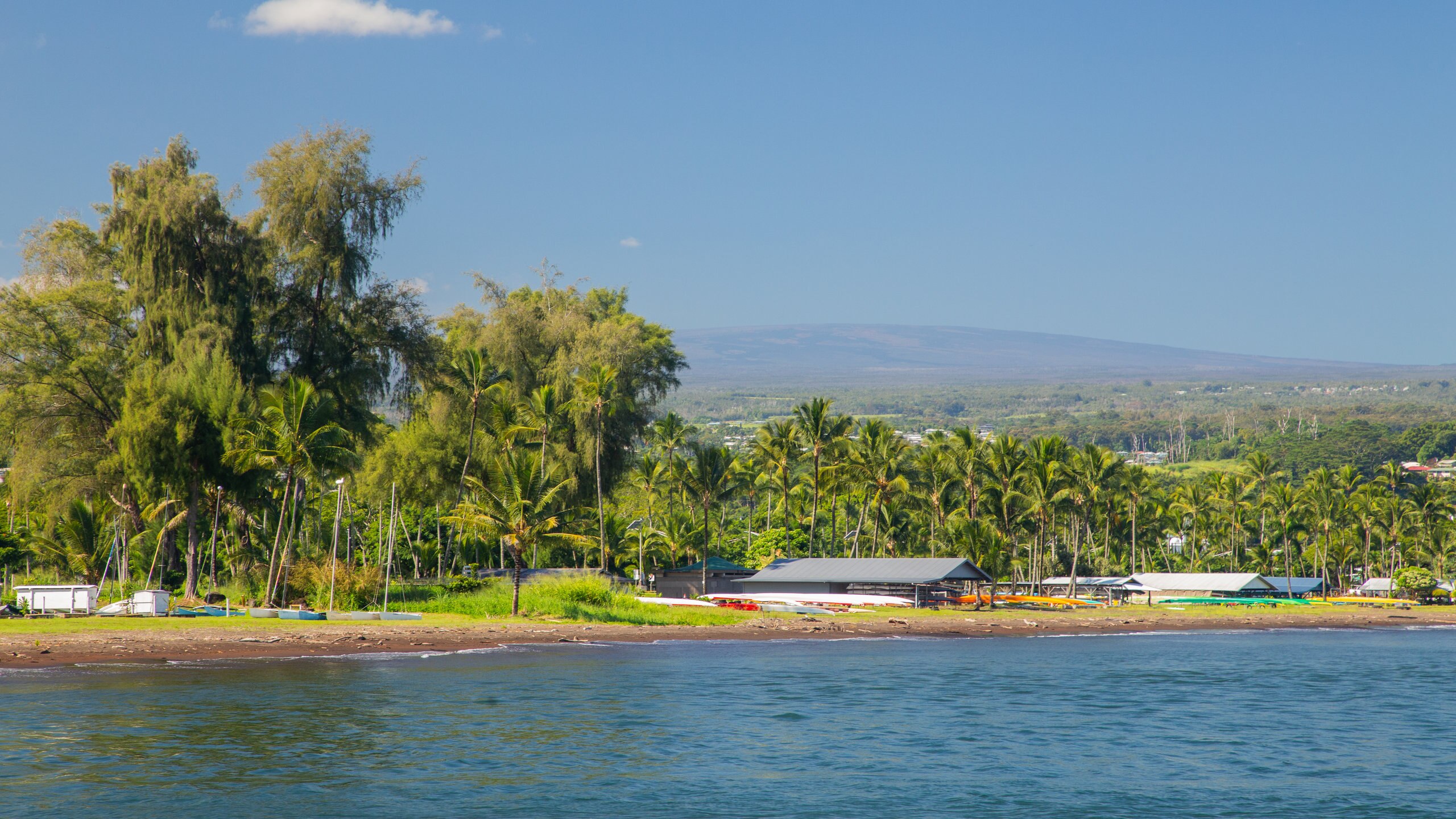 Hilo which includes tropical scenes and general coastal views