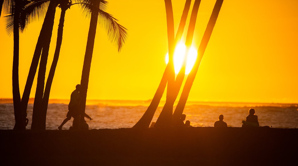 Waikoloa featuring a sunset and general coastal views