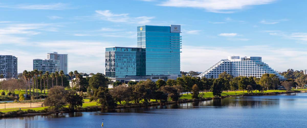 Burswood showing a river or creek and landscape views