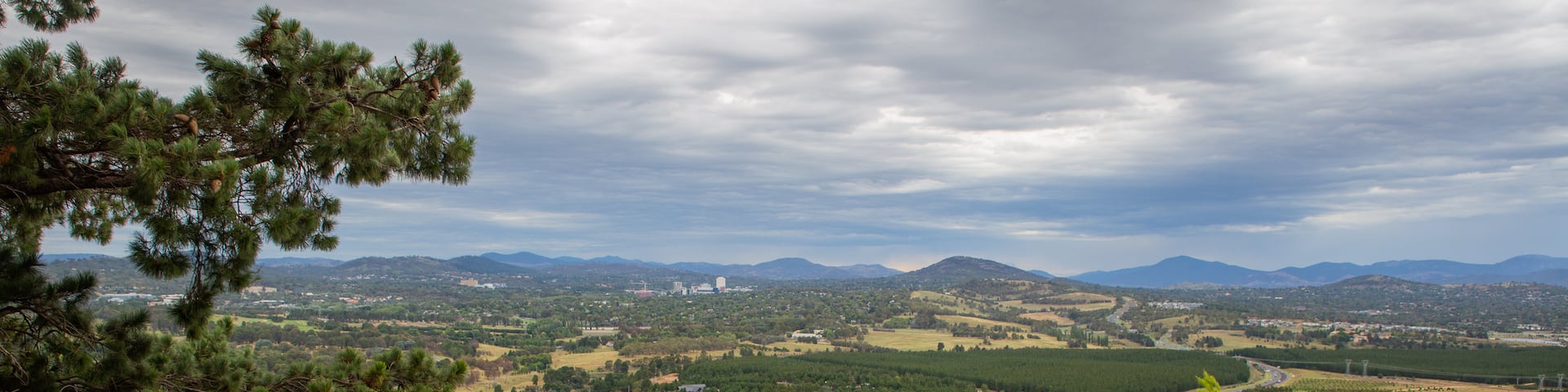 National Arboretum Canberra which includes tranquil scenes, farmland and landscape views