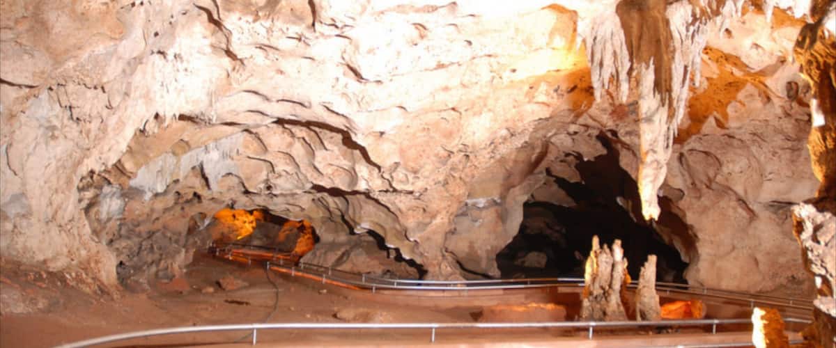 Dominican Republic featuring interior views and caves