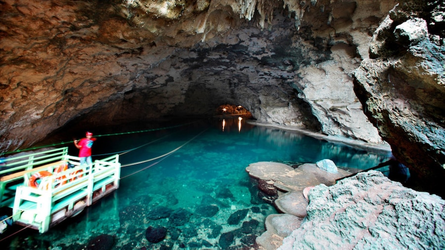 Dominican Republic featuring caving and caves as well as an individual male