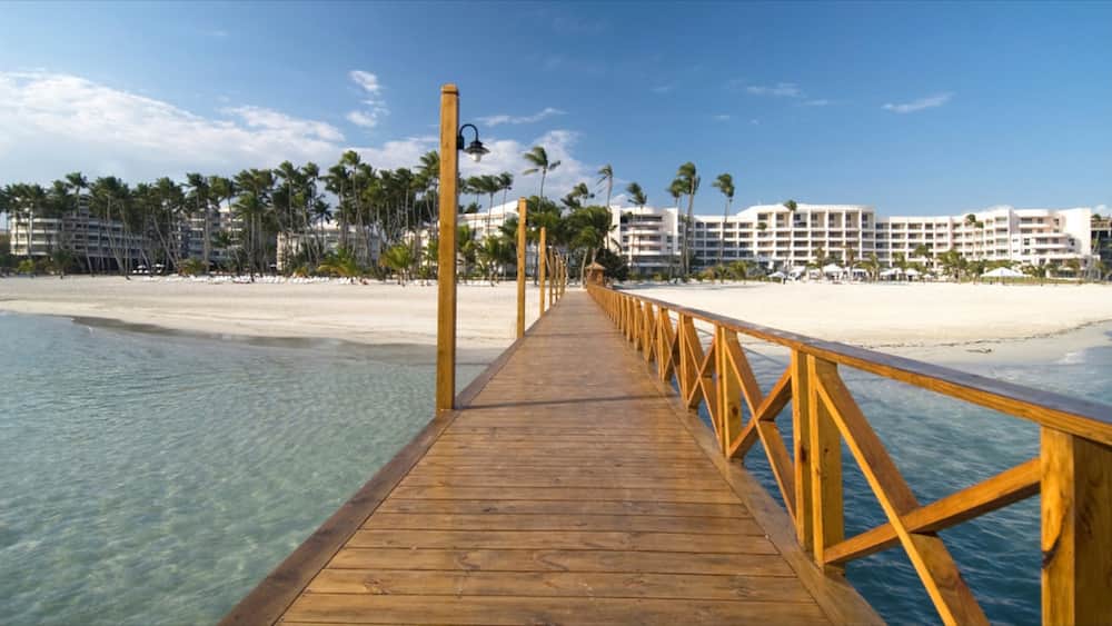 Juan Dolio which includes views, a coastal town and a beach