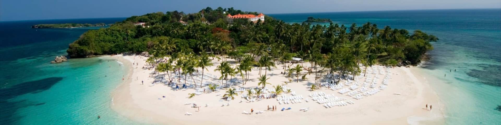 República Dominicana que incluye escenas tropicales, imágenes de una isla y vistas de paisajes