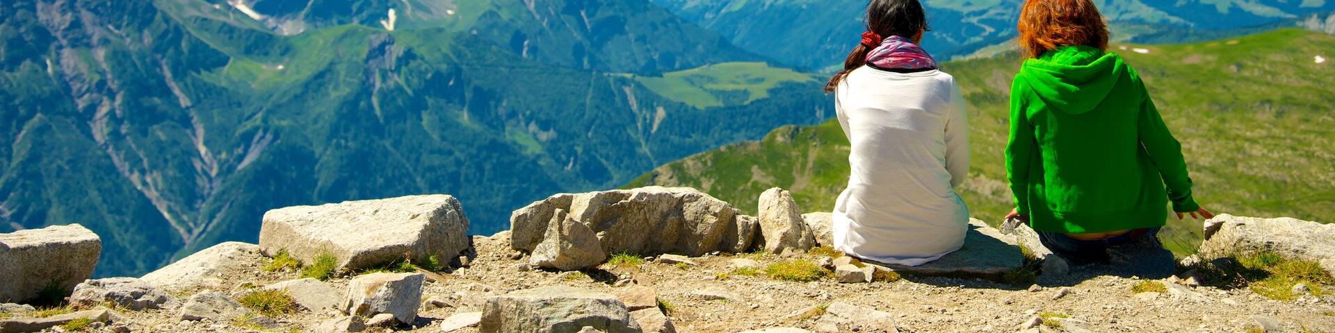 Chamonix-Mont-Blanc featuring landscape views, views and hiking or walking