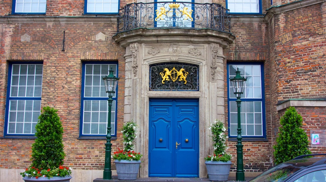 Duesseldorf City Hall showing an administrative building and heritage architecture