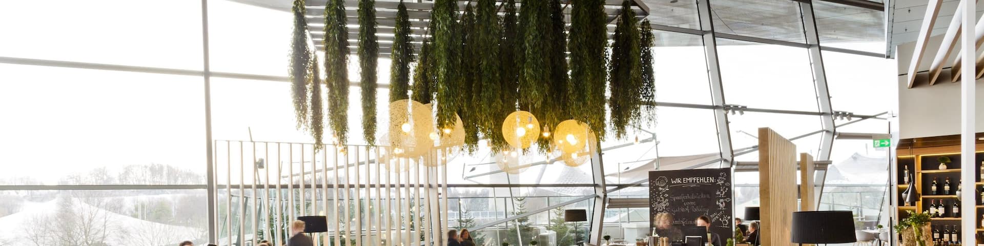 BMW World which includes interior views and dining out