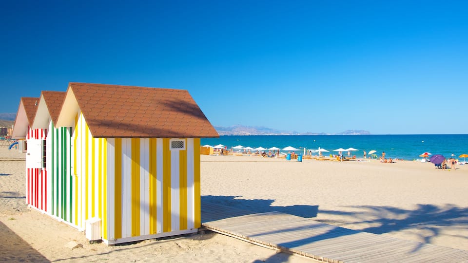 Alicante which includes a sandy beach