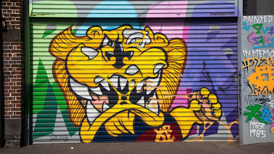 Fitzroy featuring outdoor art