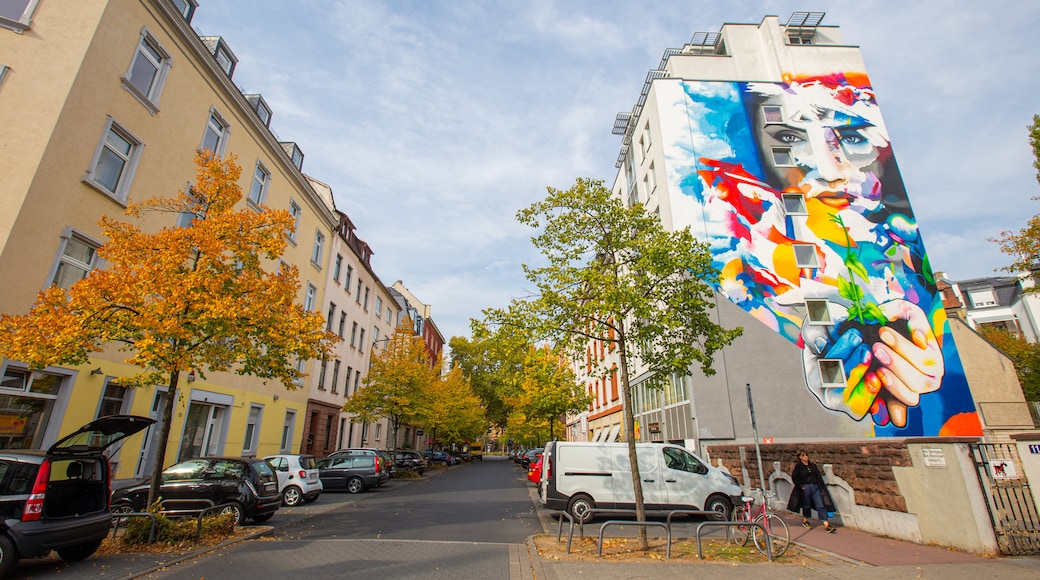 Sachsenhausen featuring outdoor art