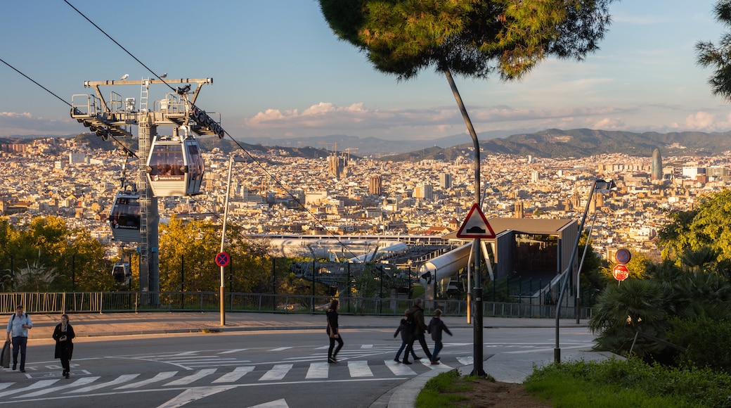 Barcelona featuring a city, landscape views and a gondola