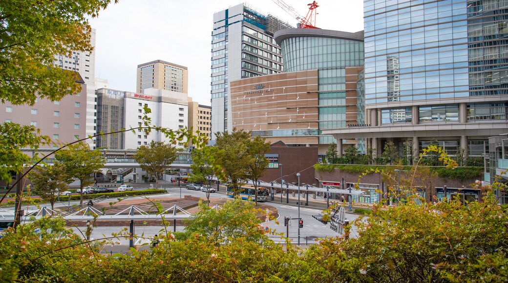 Muza Kawasaki Symphony Hall showing a city