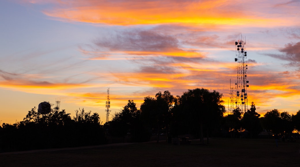 Kenneth Hahn State Recreation Area which includes a sunset