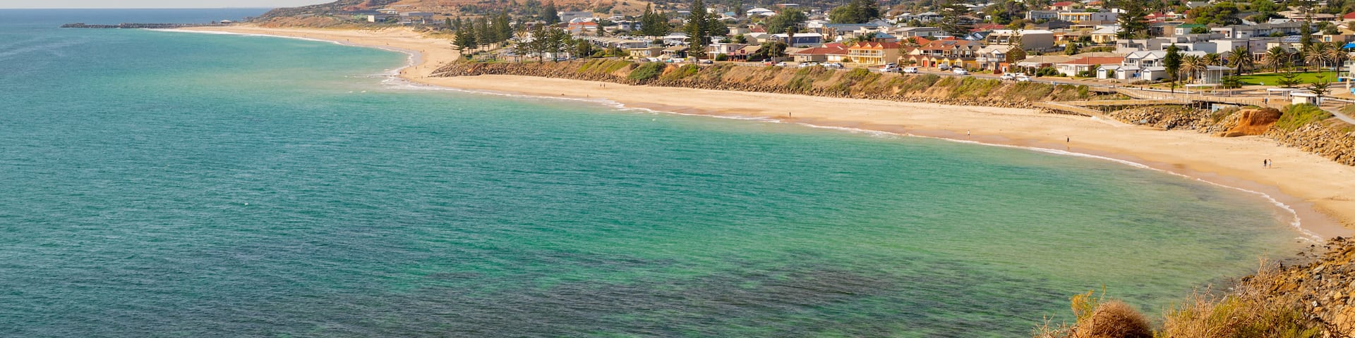 Christies Beach featuring a coastal town, general coastal views and landscape views