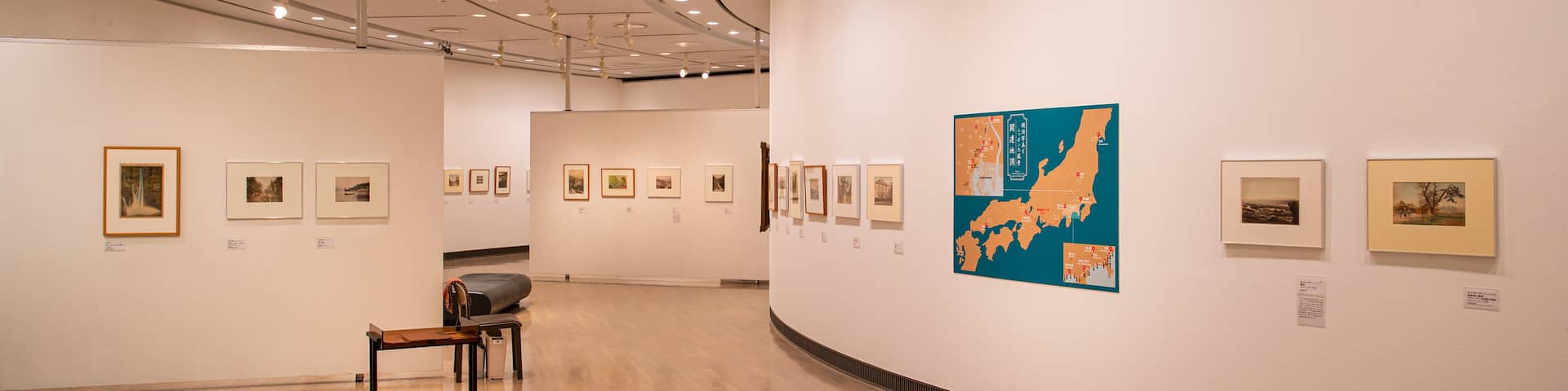 Yokohama Museum of Art featuring interior views and art