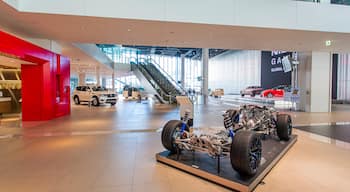 Nissan Global Headquarters Gallery showing interior views