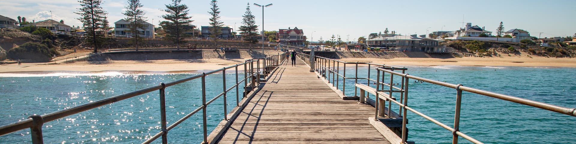 Port Noarlunga Jetty which includes general coastal views